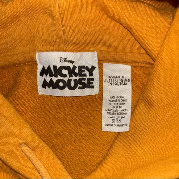 Mickey Mouse Genuine Mousewear Tie-Dye Pullover Hoodie Size Large - Picture 5 of 9